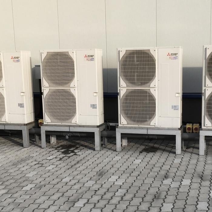 MITSUBISHI ELECTRIC osztott rendszerű hőszivattyúk